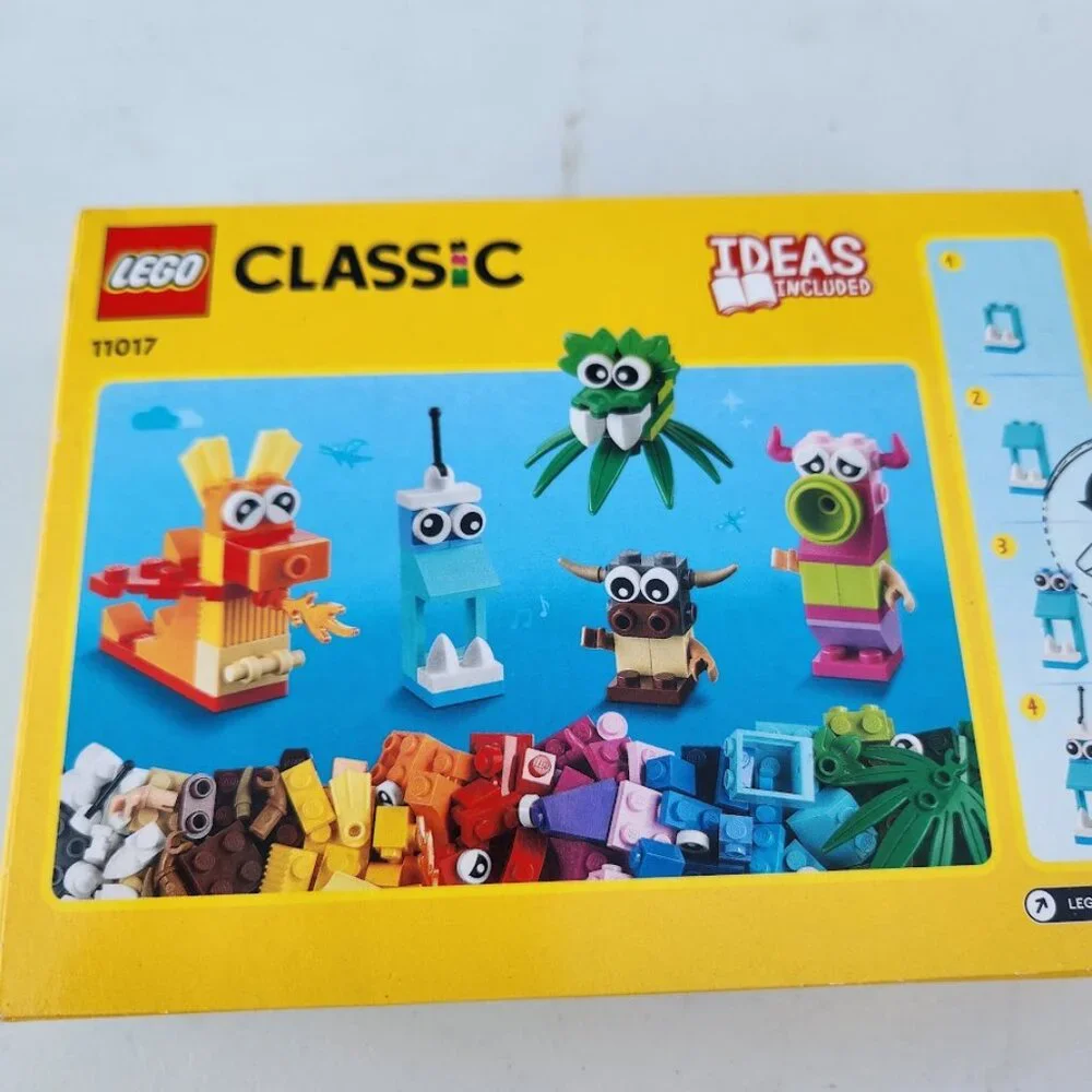 NEW Lego Classic 11017 CREATIVE MONSTERS Halloween Piece Building Toy Set - SEAL